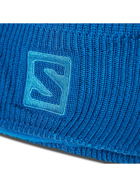 Salomon Bonnet Logo Beanie C16242 10 S0 Bleu
