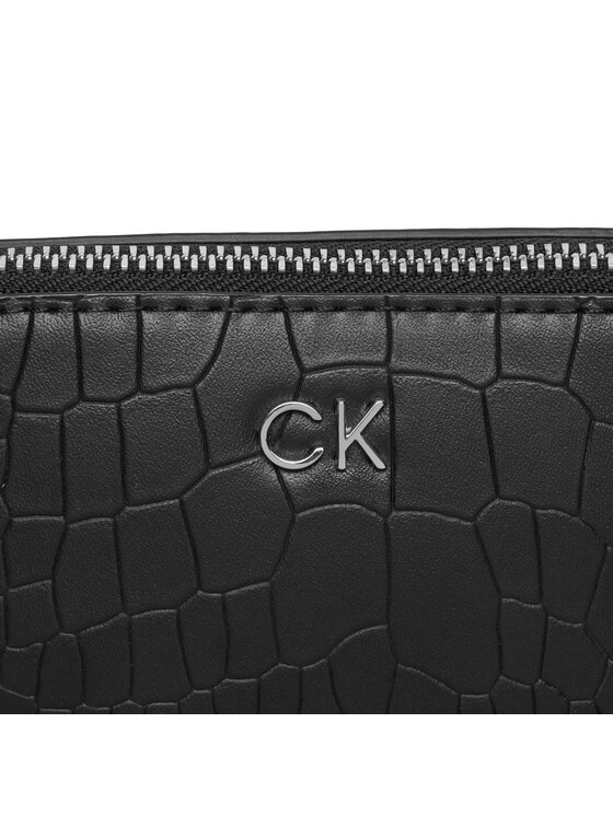 Calvin Klein Calvin Klein Pochette per cosmetici Ck Daily Cosmetic Pouch_Croco K60K612640 Nero