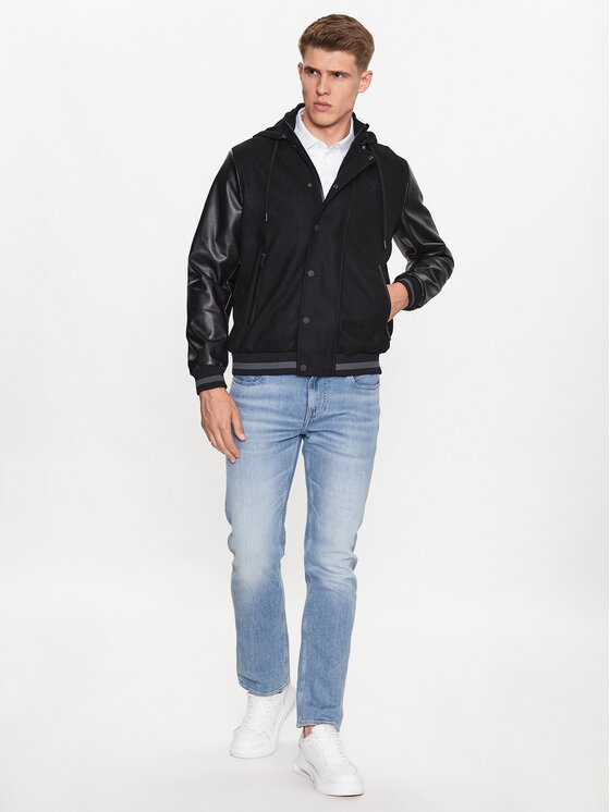 KARL LAGERFELD KARL LAGERFELD Преходно яке 505083 533799 Черен Regular Fit