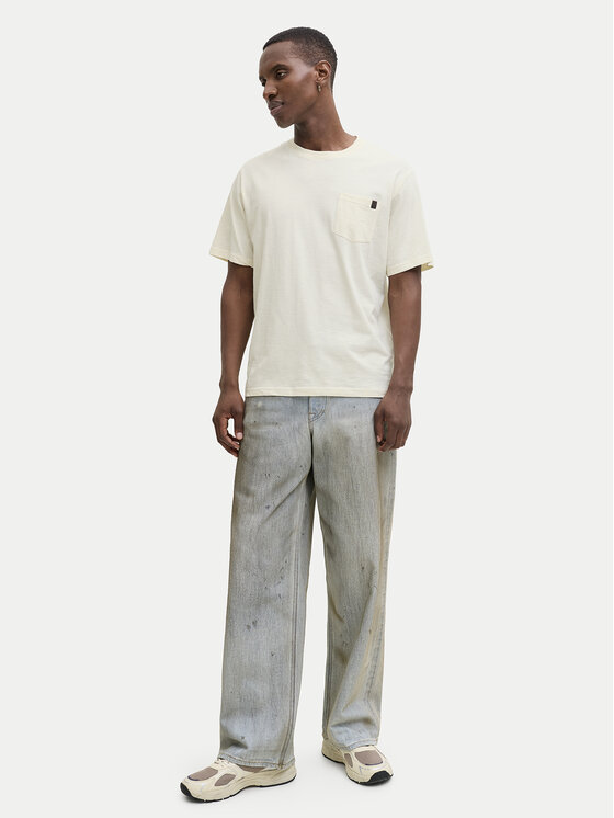 Jack & Jones Jack & Jones Tricou Dover 12288897 Alb Relaxed Fit