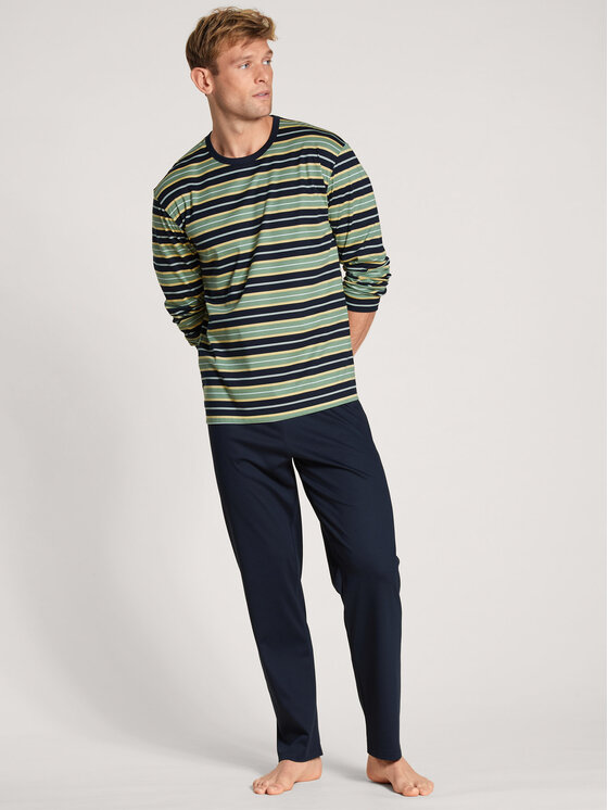Calida Calida Piżama 43284 Czarny Comfortable Fit