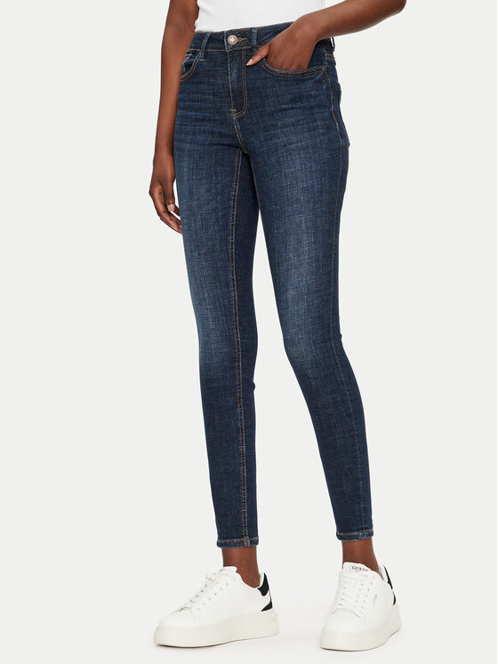 Vero Moda Džinsi Flash 10310822 Tumši zils Skinny Fit