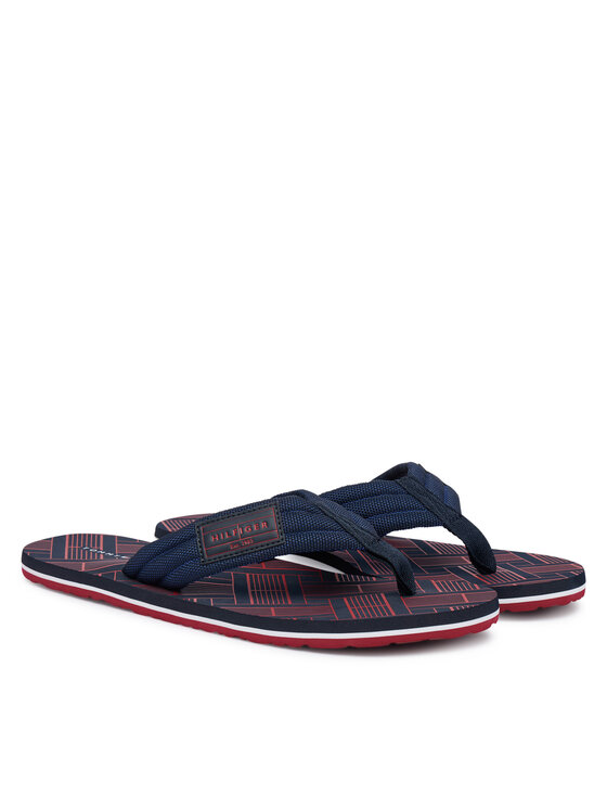 Tommy Hilfiger Tommy Hilfiger Zehentrenner Flag Patch Beach FM0FM06004 Dunkelblau