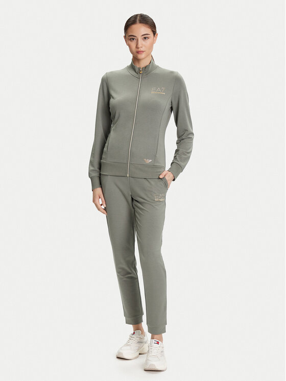 EA7 Emporio Armani EA7 Emporio Armani Bluza 8NTM43 TJ9RZ U8142 Zielony Regular Fit