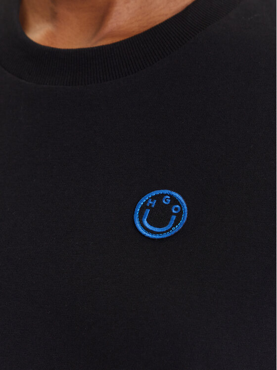 HUGO HUGO T-Shirt Vintage 50518139 Czarny Relaxed Fit