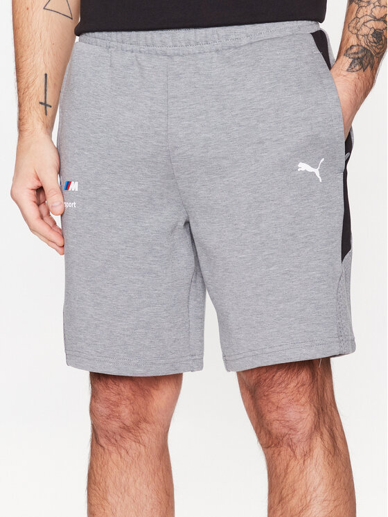 Puma Puma Pantaloni scurți sport Bmw M Motorsport 538134 Gri Regular Fit