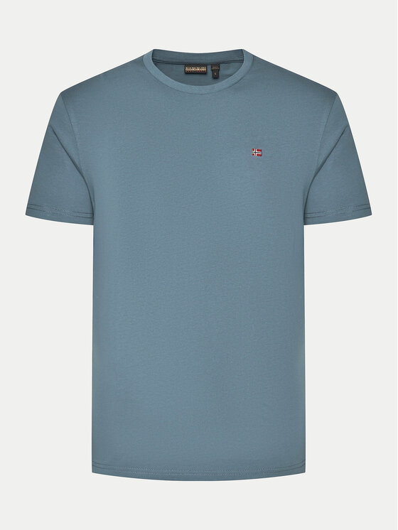Napapijri Napapijri Тишърт Salis NP0A4H8D Сив Regular Fit