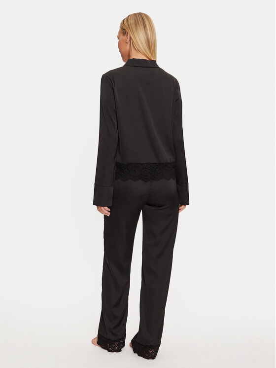 Guess Guess Pijama O4BX02 WEFC2 Negru Regular Fit
