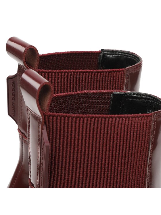 Kurt Geiger Kurt Geiger Polokozačky London Chelsea 9353754109 Bordó