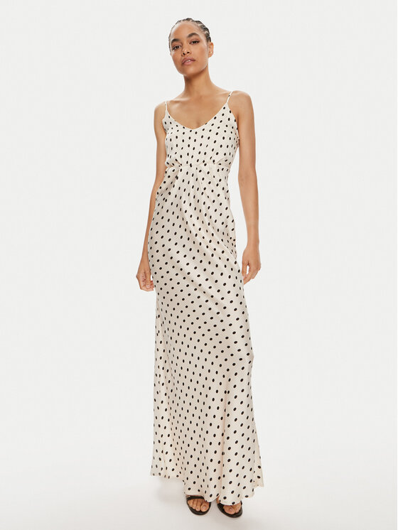 ViCOLO ViCOLO Rochie de vară TB0444 Bej Regular Fit
