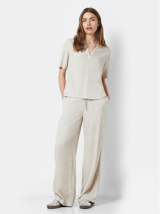 Noisy May Noisy May Majica Leilani 27028730 Bež Regular Fit