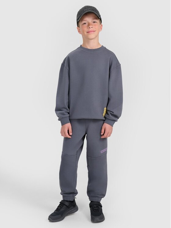 4F 4F Felpa 4FJRAW25TSWSM2448-22S Nero Oversize