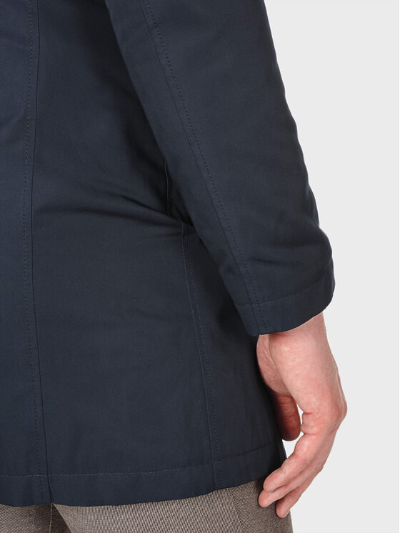 Evenemen Evenemen Płaszcz przejściowy MARCUS Granatowy Slim Fit