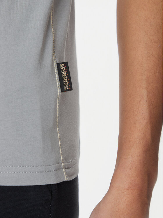 Napapijri Napapijri Tricou S-Aylmer NP0A4HTO Gri Regular Fit