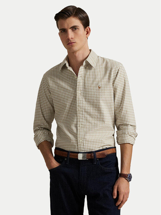 Polo Ralph Lauren Polo Ralph Lauren Košeľa 710852744004 Béžová Slim Fit