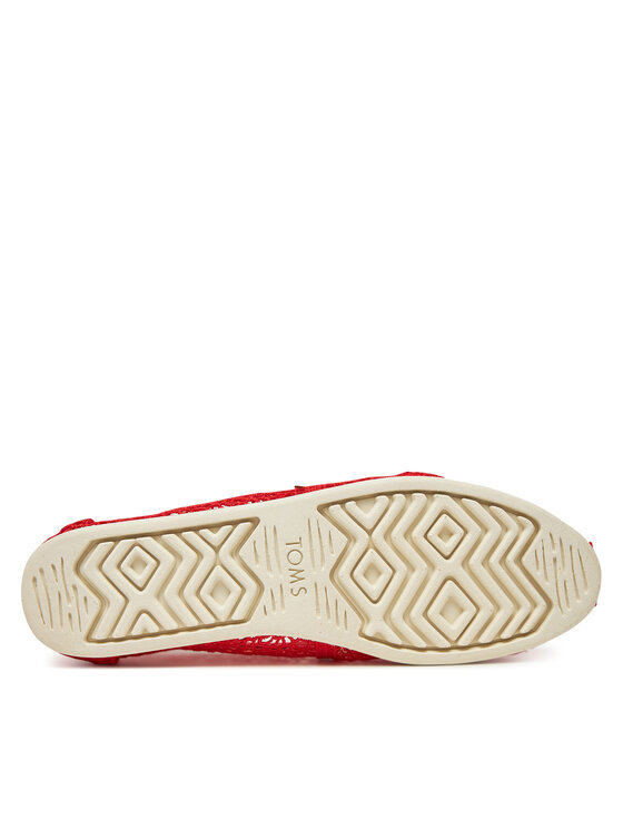 Toms Toms Poolsaapad Alpargata Classic 10021935 Punane