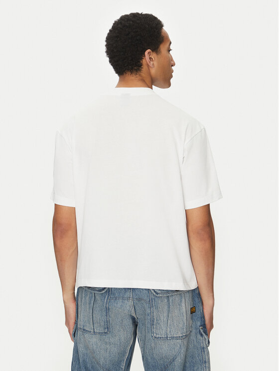 G-STAR G-Star Raw T-Shirt Center D24780-C336 Biały Regular Fit