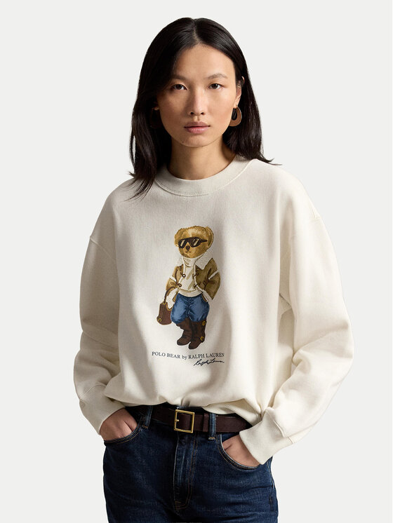 Polo Ralph Lauren Polo Ralph Lauren Світшот 211B23856001 Кремовий Relaxed Fit