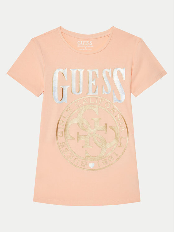 Guess T-krekls J5RI20 K6YW4 Oranžs Regular Fit