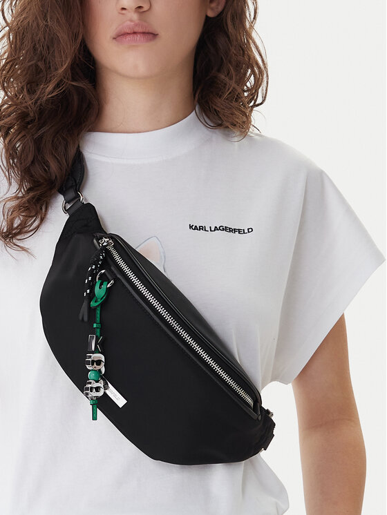 KARL LAGERFELD KARL LAGERFELD Ledvinka B1W30014 Černá