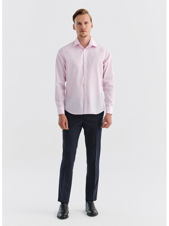 Pako Lorente Pako Lorente Koszula P000B-1X-001 Różowy Slim Fit