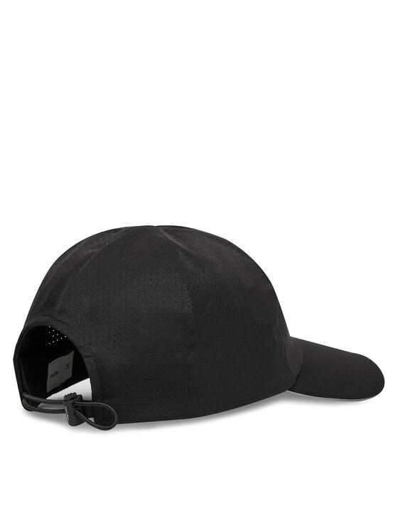 Calvin Klein Calvin Klein Czapka z daszkiem Micro Twill W Silicone Trucker LV04D5079G Czarny
