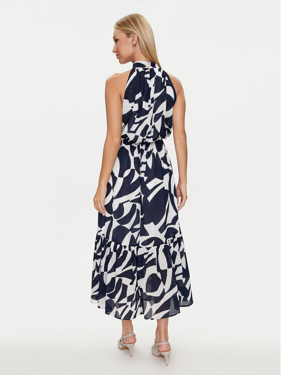 Morgan Morgan Sommerkleid 242-RPLUM.F Dunkelblau Regular Fit