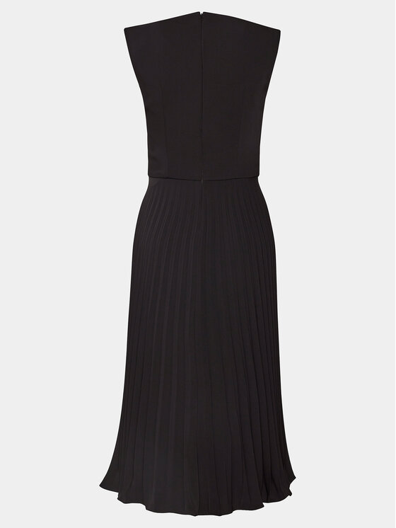 Nissa Nissa Sukienka koktajlowa RZ14841 Czarny Regular Fit