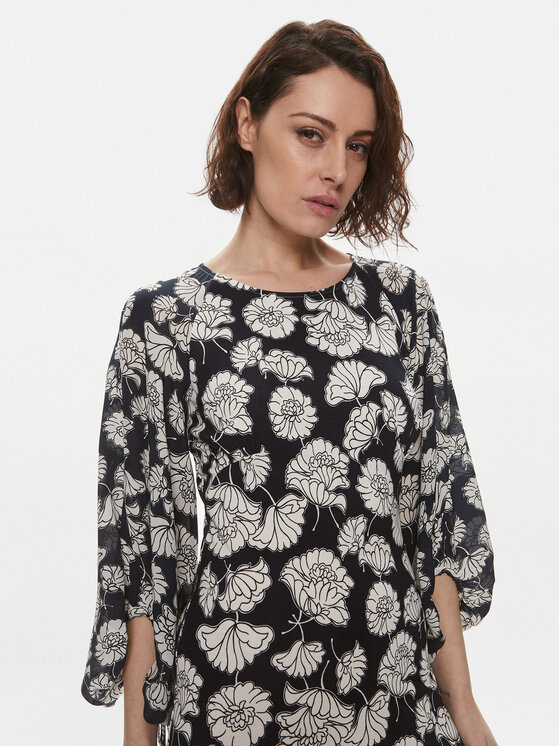 Weekend Max Mara Weekend Max Mara Sukienka codzienna Yellow 2415621071 Granatowy Regular Fit