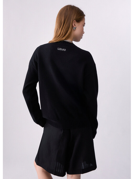 Liu Jo Liu Jo Maglione WF6455MS009L9455 Nero Regular Fit