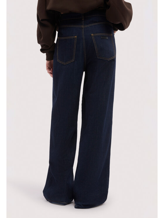 Trussardi Trussardi Jeansy P4569100361N0DA Niebieski Over Fit