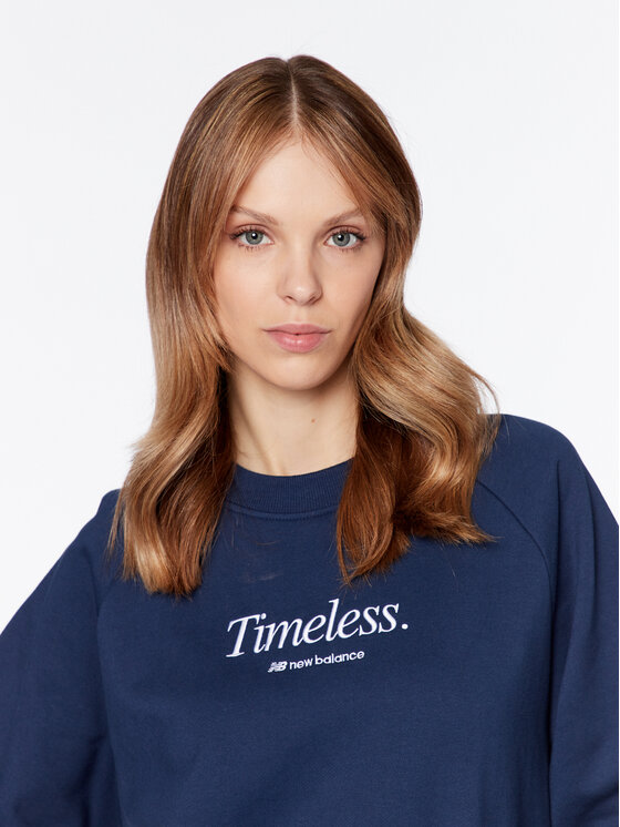 New Balance New Balance Sweatshirt WT31557 Dunkelblau Regular Fit