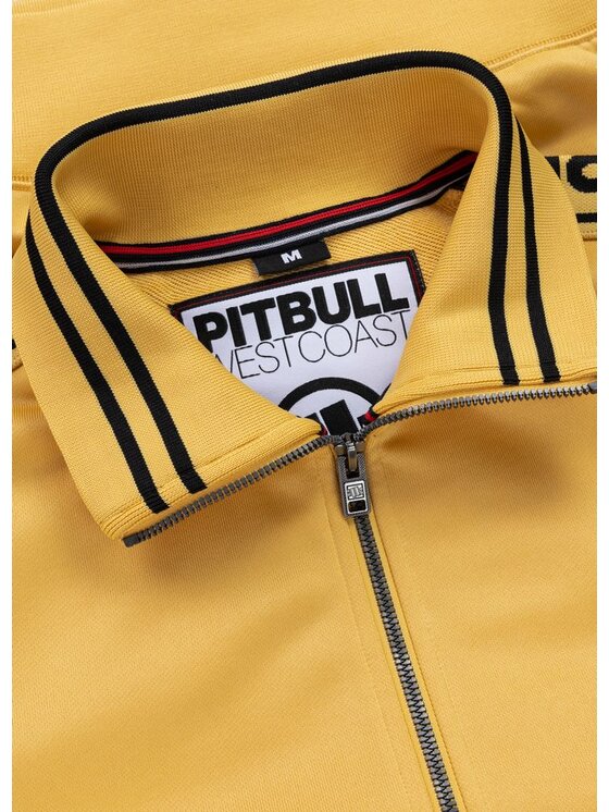 PITBULL PITBULL Bluza TAPE LOGO Żółty Regular Fit