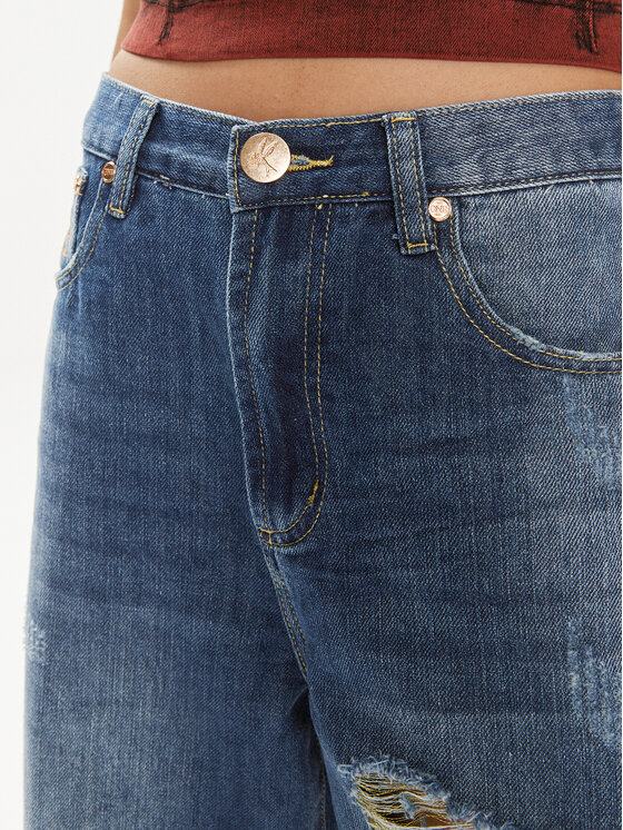 One Teaspoon One Teaspoon Jeansy Billie 26277 Modrá Straight Leg