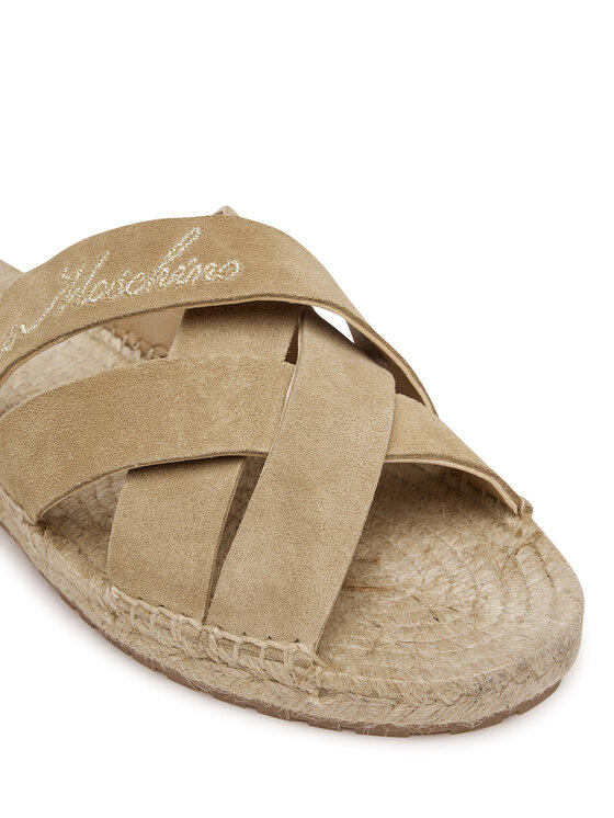 LOVE MOSCHINO LOVE MOSCHINO Şlapi JA28362G0MIG0104 Bej