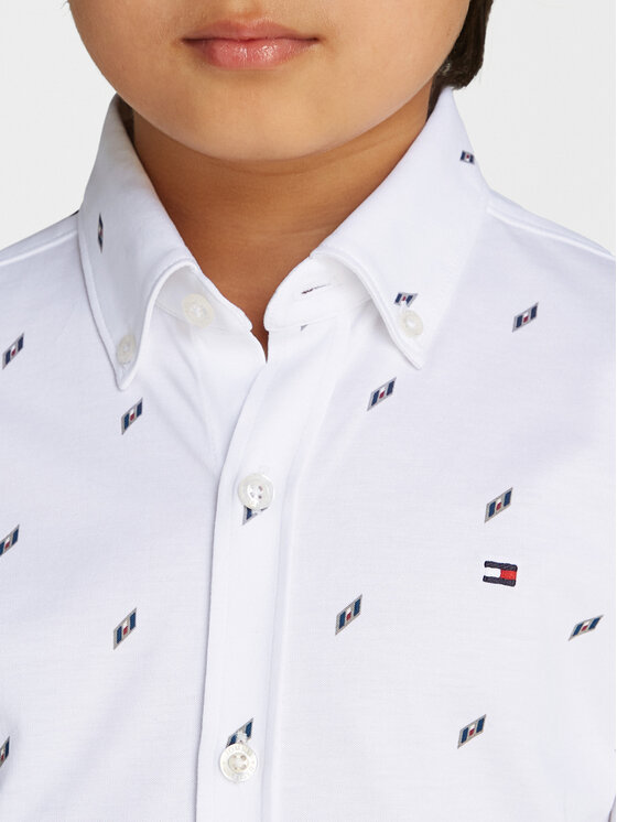 Tommy Hilfiger Tommy Hilfiger Košulja KB0KB09267 Bijela Regular Fit