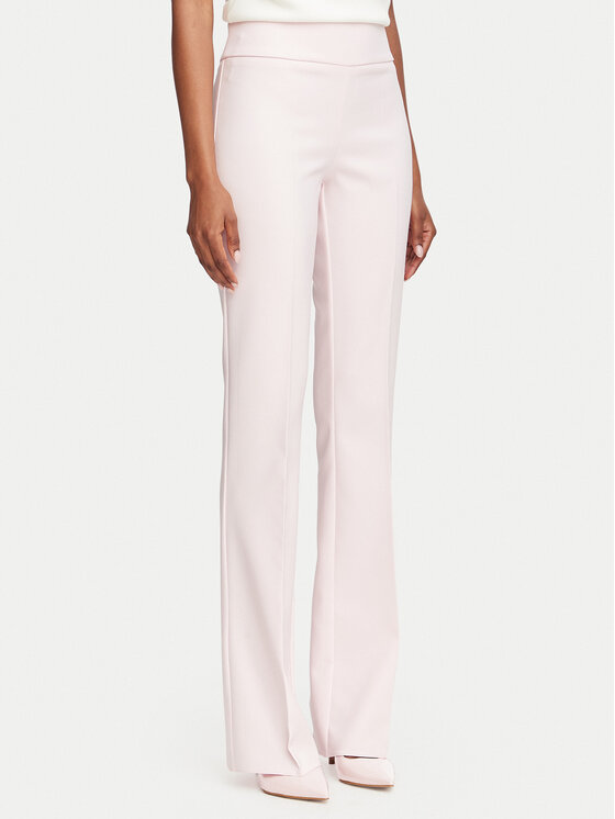 Rinascimento Rinascimento Riidest püksid CFC0130140003 Heleроosa Flare Fit