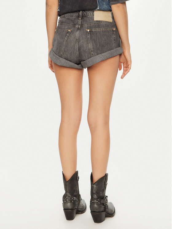 One Teaspoon One Teaspoon Дънкови шорти Bandits 26845 Сив Regular Fit