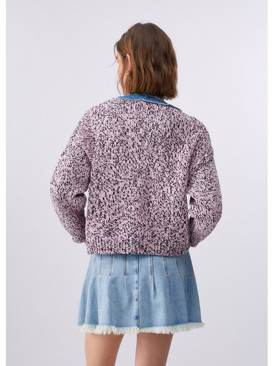 Liu Jo Liu Jo Kardigan WA6084MA70RL9048 Różowy Regular Fit