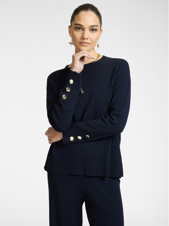 Elena Mirò Elena Mirò Maglione M419Z000546N034 Blu Boxy Fit