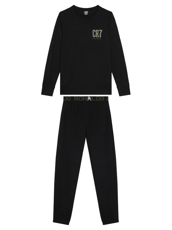 Cristiano Ronaldo CR7 Piżama 8770-42 Czarny Regular Fit