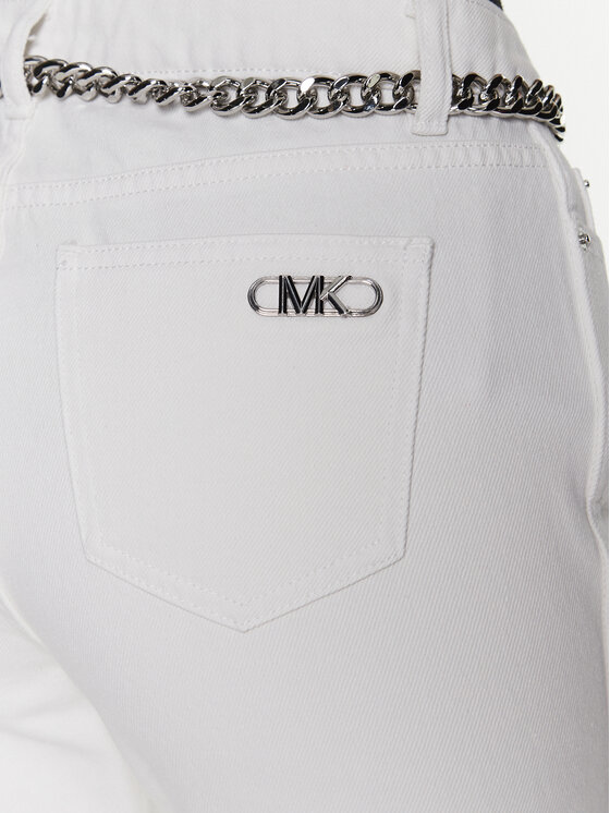 MICHAEL Michael Kors MICHAEL Michael Kors Дънки MS3904180V Бял Flare Fit