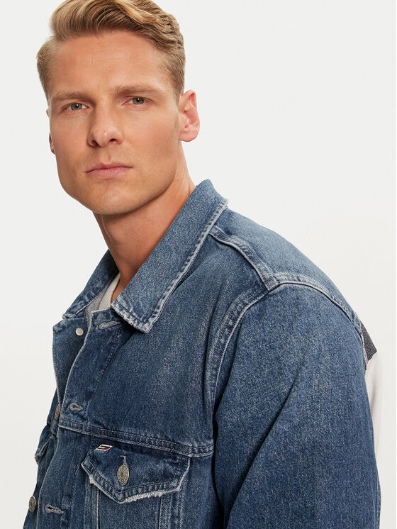 Tommy Jeans Tommy Jeans džínsová košeľa Ryan DM0DM20495 Modrá Regular Fit