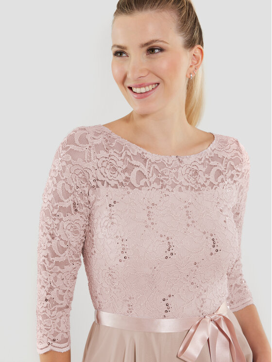 Swing Swing Sukienka koktajlowa 77761210 Różowy Regular Fit