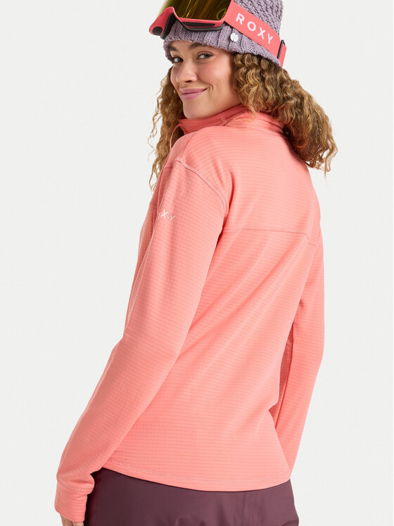 Roxy Roxy Tehniline pluus Vertere Full Zip ERJFT04974 Oranž Regular Fit