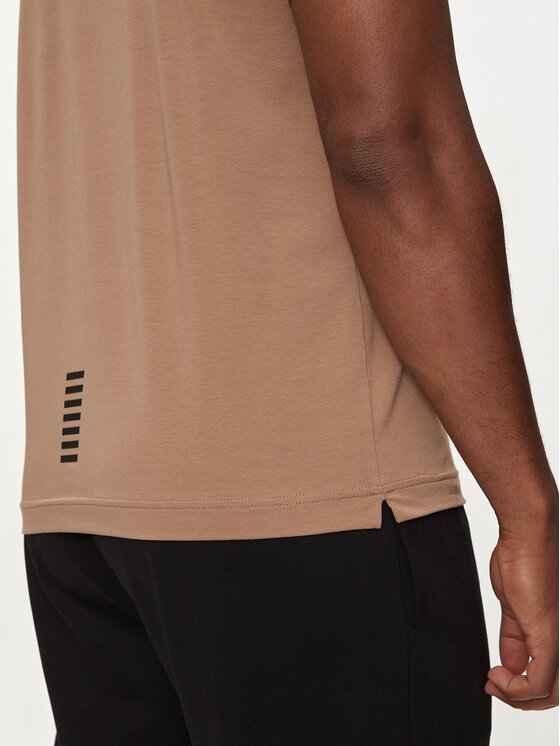 EA7 Emporio Armani EA7 Emporio Armani Polo 8NPF14 PJVQZ 1745 Bež Regular Fit