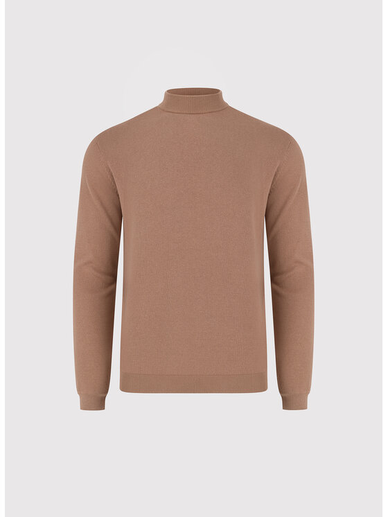 Pako Lorente Pako Lorente Sweter P26WN-2X-009 Brązowy Regular Fit