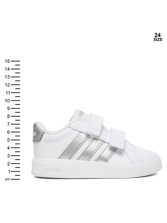 adidas adidas Sneakersy Grand Court 3.0 Infants JP9373 Biały