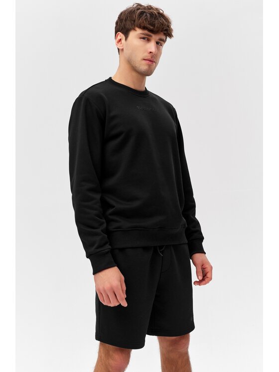 ROUGH RADICAL ROUGH RADICAL Felpa COTTON ACTIVE MEN Nero Regular Fit