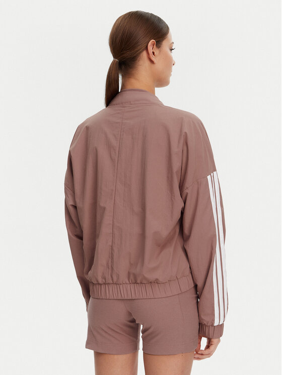 adidas adidas Geacă bomber Essentials 3-Stripes JD5318 Roz Loose Fit